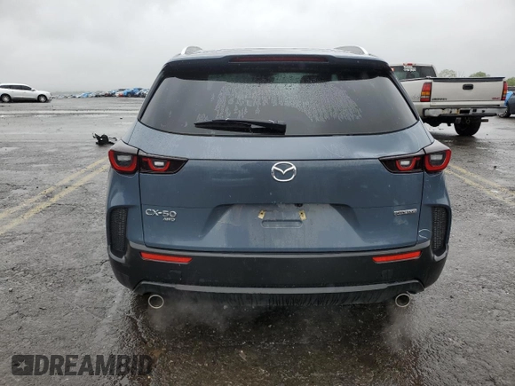 2023 Mazda CX-50 S Preferred Plus with VIN 7MMVABCM5PN129863, listed as a Copart auction lot 57487935 with 26,510 mi miles and Salvage title. Bid and sale history available at DreamBid. Image 6.