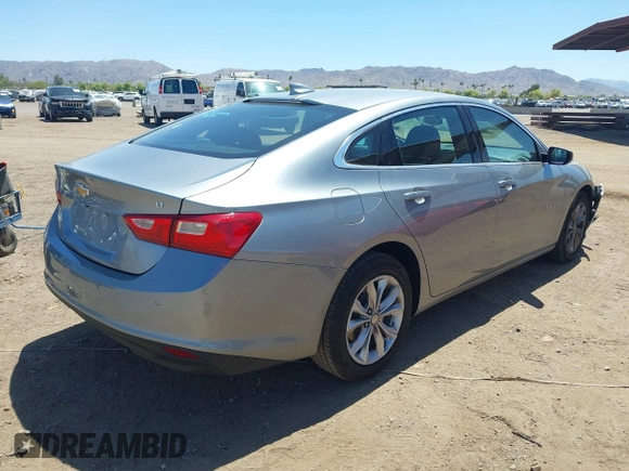 2025 Chevrolet Malibu LT with VIN 1G1ZD5ST3SF144778, listed as a IAAI auction lot 42164805 with 7,628 mi miles and . Bid and sale history available at DreamBid. Image 4.