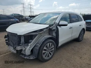 2015 Acura MDX Technology with VIN 5FRYD4H4XFB004541, listed as a Copart auction lot 64092895 with 106,304 mi miles and Salvage title. Bid and sale history available at DreamBid. Image 1.