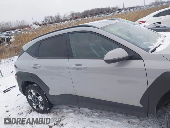 2024 Hyundai Kona SEL with VIN KM8HBCAB0RU069688, listed as a IAAI auction lot 41269213 with 10,041 mi miles. Bid and sale history available at carsss.com. Image 14.