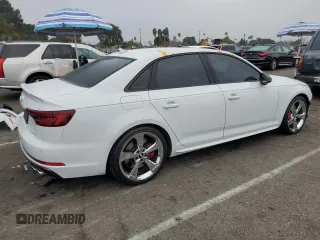 2019 Audi S4 Prestige with VIN WAUC4AF48KA093426, listed as a Copart auction lot 85475464 with 56,203 mi miles and Salvage Title. Bid and sale history available at carsss.com. Image 3.