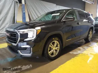 2022 GMC Terrain SLE with VIN 3GKALTEV8NL172647, listed as a Copart auction lot 52434345 with 236,584 mi miles and Clean Title. Bid and sale history available at carsss.com. Image 1.