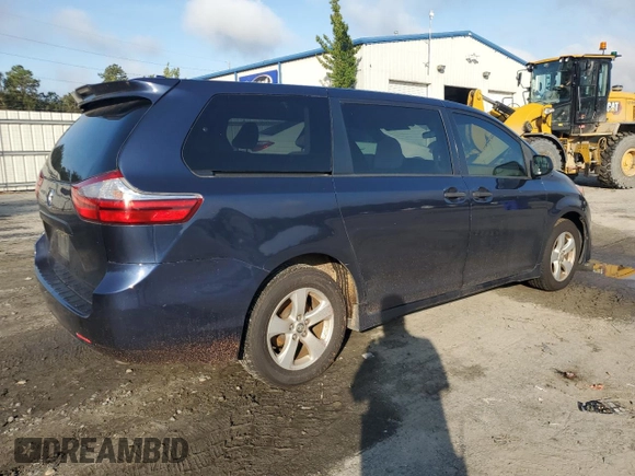 2019 Toyota Sienna L with VIN 5TDZZ3DC3KS015479, listed as a Copart auction lot 79917304 with 81,487 mi miles and Salvage Title. Bid and sale history available at carsss.com. Image 3.