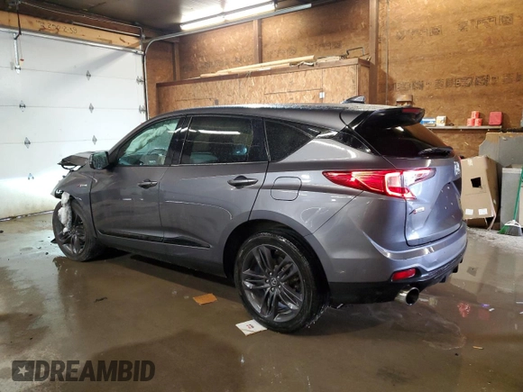 2021 Acura RDX w/A-Spec Package z VIN 5J8TC2H65ML022672, wystawiony jako Copart lot #60794045 z przebiegiem 70 000 mil mil oraz Szkoda całkowita • Salvage title. Historia ofert i sprzedaży dostępna na DreamBid. Obrazek 2.