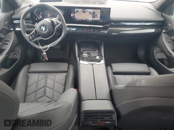 2024 BMW 5 Series 540i xDrive with VIN WBA63FJ01RCR67129, listed as a Copart auction lot 62095995 with 5,075 mi miles and Salvage title. Bid and sale history available at DreamBid. Image 8.