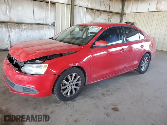 2012 Volkswagen Jetta SE with VIN 3VWDP7AJ9CM345880, listed as a Copart auction lot 54069965 with 140,098 mi miles and Salvage title. Bid and sale history available at DreamBid. Image 1.