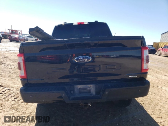 2022 Ford F-150 XL with VIN 1FTFW1E80NKD37115, listed as a Copart auction lot 48142325 with 139,735 mi miles and Salvage Title. Bid and sale history available at DreamBid. Image 6.