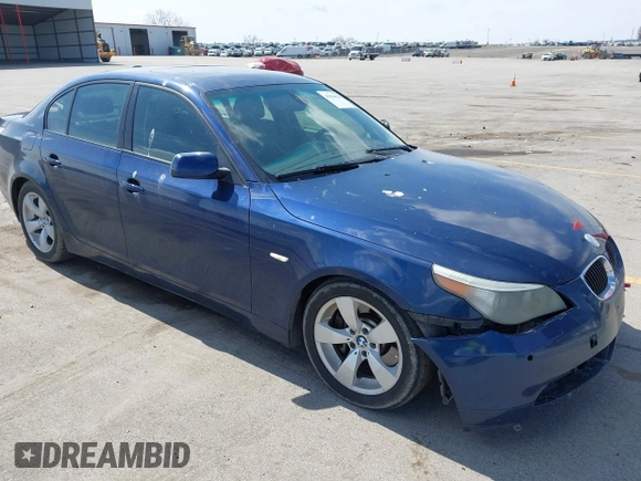 2005 BMW 5 Series 545i with VIN WBANB33535B116620, listed as a IAAI auction lot 41884829 with 144,395 mi miles and . Bid and sale history available at carsss.com. Image 1.