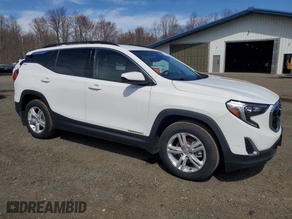 2020 GMC Terrain SLE z VIN 3GKALMEV8LL108210, wystawiony jako Copart lot #53311865 z przebiegiem 216 100 mil mil oraz Czysty tytuł • Clean title. Historia ofert i sprzedaży dostępna na DreamBid. Obrazek 4.