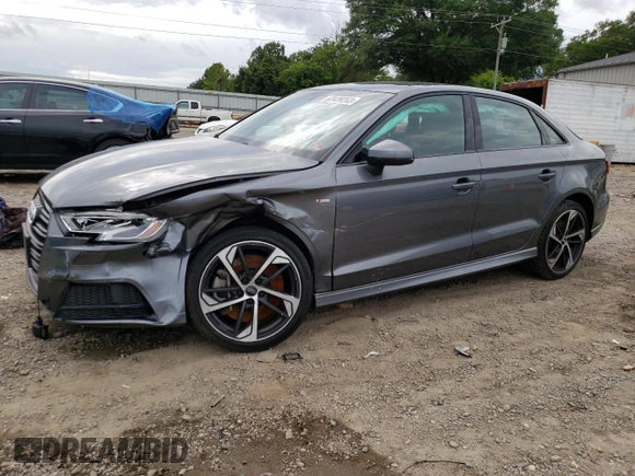 2020 Audi A3 Sedan S line Premium with VIN WAUBEGFF8LA029059, listed as a Copart auction lot 63439263 with 25,737 mi miles. Bid and sale history available at carsss.com. Image 1.