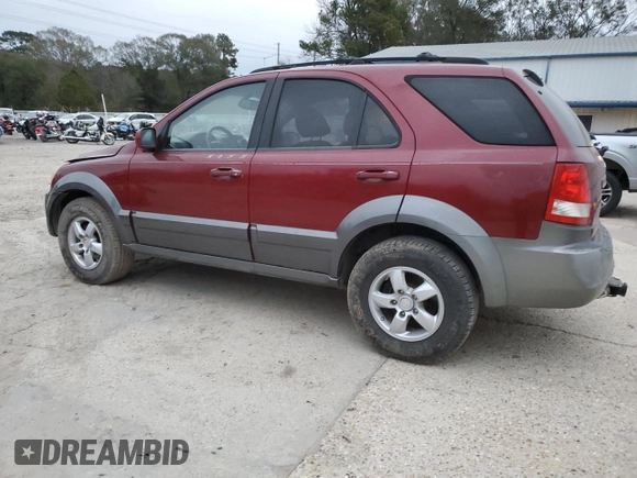 2006 Kia Sorento LX with VIN KNDJD733165550228, listed as a Copart auction lot 87581895 with 189,561 mi miles and Salvage Title. Bid and sale history available at DreamBid. Image 2.