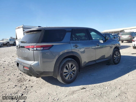 2024 Nissan Pathfinder S with VIN 5N1DR3AAXRC283630, listed as a Copart auction lot 82539314 with 6,960 mi miles and Clean Title. Bid and sale history available at carsss.com. Image 3.