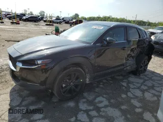 2024 Mazda CX-30 S Select Sport with VIN 3MVDMBBM9RM657003, listed as a Copart auction lot 57147855 with 21,384 mi miles and Salvage title. Bid and sale history available at DreamBid. Image 1.