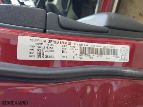 2014 Jeep Grand Cherokee Summit with VIN 1C4RJFJM7EC375043, listed as a Copart auction lot 50243395 with 81,224 mi miles and Clean Title. Bid and sale history available at carsss.com. Image 13.