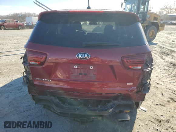 2020 Kia Sorento LX with VIN 5XYPG4A3XLG677565, listed as a Copart auction lot 45610405 with 117,703 mi miles and Salvage Title. Bid and sale history available at carsss.com. Image 6.