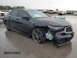 2019 Acura TLX w/A-Spec Pkg with VIN 19UUB3F64KA005399, listed as a Copart auction lot 55662635 with 52,434 mi miles and Salvage title. Bid and sale history available at DreamBid. Image 4.