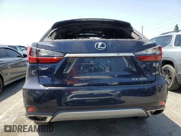 2022 Lexus RX with VIN 2T2HZMAA2NC244975, listed as a Copart auction lot 53982584 with 0 mi miles and Non Repairable. Bid and sale history available at carsss.com. Image 6.