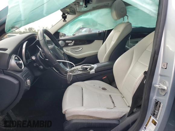 2016 Mercedes-Benz C 300 Luxury with VIN 55SWF4KB8GU147580, listed as a Copart auction lot 87347924 with Not Provided miles and Salvage Title. Bid and sale history available at DreamBid. Image 7.