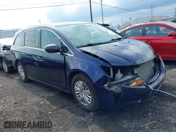 2016 Honda Odyssey LX z VIN 5FNRL5H21GB082236, wystawiony jako IAAI lot #42162790 z przebiegiem 78 318 mil mil oraz . Historia ofert i sprzedaży dostępna na DreamBid. Obrazek 1.