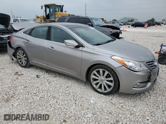 2013 Hyundai Azera with VIN KMHFH4JG5DA327155, listed as a Copart auction lot 51076905 with 228,236 mi miles and Salvage Title. Bid and sale history available at DreamBid. Image 4.