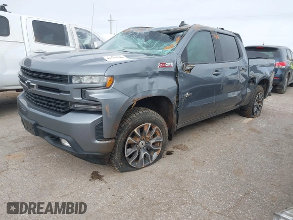 2021 Chevrolet Silverado 1500 RST with VIN 3GCUYEED2MG372203, listed as a IAAI auction lot 41395586 with 119,872 mi miles. Bid and sale history available at carsss.com. Image 2.