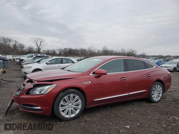 2018 Buick LaCrosse Premium with VIN 1G4ZR5SZ1JU125536, listed as a Copart auction lot 85041604 with 74,279 mi miles and Salvage Title. Bid and sale history available at carsss.com. Image 1.