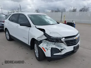 2023 Chevrolet Equinox LS z VIN 3GNAXHEG0PL168018, wystawiony jako IAAI lot #41706546 z przebiegiem 36 217 mil mil oraz . Historia ofert i sprzedaży dostępna na DreamBid. Obrazek 1.