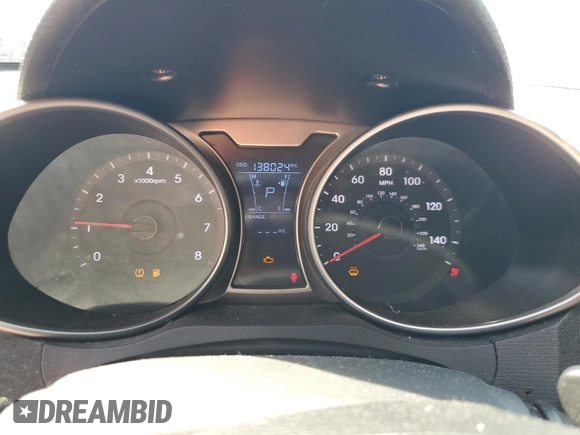 2014 Hyundai Veloster with VIN KMHTC6AD0EU207850, listed as a Copart auction lot 46986695 with 138,024 mi miles and Salvage Title. Bid and sale history available at carsss.com. Image 9.