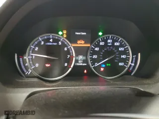 2019 Acura TLX with VIN 19UUB1F38KA008963, listed as a Copart auction lot 48346945 with 115,448 mi miles and Salvage Title. Bid and sale history available at carsss.com. Image 9.