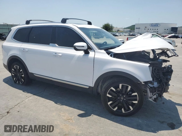 2023 Kia Telluride SX с VIN 5XYP5DGC5PG357394, выставлен на аукционе Copart как лот 59444805 с пробегом 54 909 миль миль и Списание • Salvage title. История ставок и продаж доступна на DreamBid. Изображение 4.