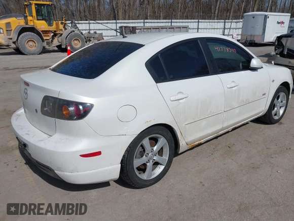 2006 Mazda Mazda3 s Grand Touring with VIN JM1BK323961444833, listed as a IAAI auction lot 41778340 with 149,631 mi miles. Bid and sale history available at carsss.com. Image 4.