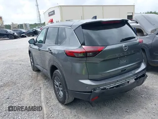 2024 Nissan Rogue S with VIN 5N1BT3AB3RC695244, listed as a IAAI auction lot 42120015 with 44,313 mi miles. Bid and sale history available at carsss.com. Image 3.
