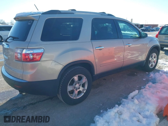2012 GMC Acadia SLE with VIN 1GKKRPED9CJ342021, listed as a IAAI auction lot 41309637 with 212,183 mi miles and . Bid and sale history available at DreamBid. Image 4.
