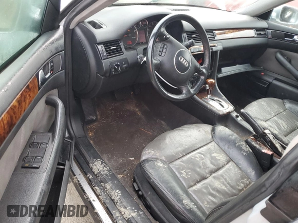 2001 Audi allroad A6 V8 with VIN WAUYP64BX1N166167, listed as a Copart auction lot 80590194 with 109,055 mi miles and Salvage Title. Bid and sale history available at DreamBid. Image 8.