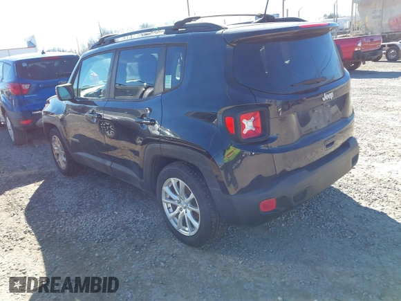 2018 Jeep Renegade Latitude with VIN ZACCJABB3JPG67817, listed as a IAAI auction lot 41611549 with 99,047 mi miles and . Bid and sale history available at DreamBid. Image 3.