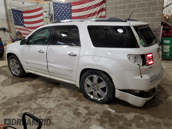 2016 GMC Acadia Denali z VIN 1GKKVTKD1GJ225693, wystawiony jako Copart lot #51792145 z przebiegiem Nie podano mil oraz Czysty tytuł • Clean title. Historia ofert i sprzedaży dostępna na DreamBid. Obrazek 2.