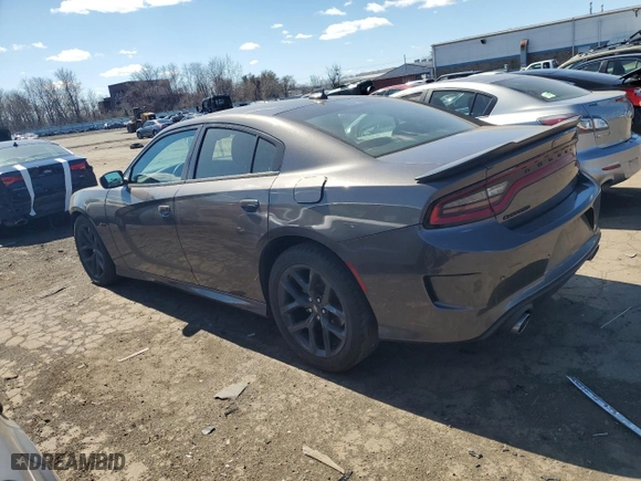 2023 Dodge Charger R/T with VIN 2C3CDXCTXPH666020, listed as a Copart auction lot 49464945 with 26,281 mi miles and Salvage Title. Bid and sale history available at carsss.com. Image 2.