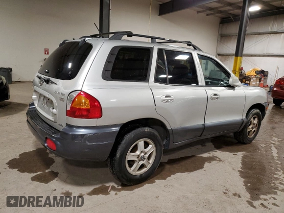 2004 Hyundai Santa Fe GLS with VIN KM8SC73E34U722993, listed as a Copart auction lot 84396464 with 163,076 mi miles and Salvage Title. Bid and sale history available at carsss.com. Image 3.