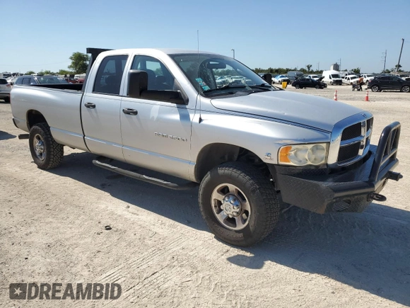 2005 Dodge Ram 2500 SLT with VIN 3D7KS28C55G860255, listed as a Copart auction lot 62899774 with 356,979 mi miles and Clean Title. Bid and sale history available at carsss.com. Image 4.