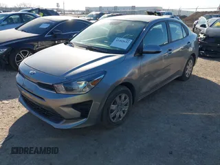 2021 Kia Rio LX with VIN 3KPA24AD8ME377938, listed as a IAAI auction lot 41465632 with 62,964 mi miles. Bid and sale history available at carsss.com. Image 17.