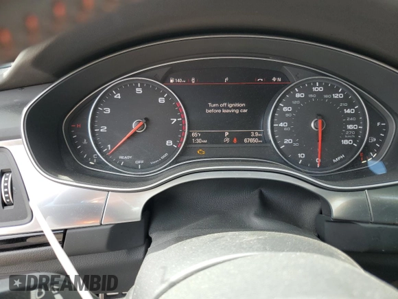 2017 Audi A6 Competition Prestige with VIN WAUF3AFC5HN024251, listed as a Copart auction lot 56837374 with 67,650 mi miles and Non Repairable. Bid and sale history available at carsss.com. Image 9.