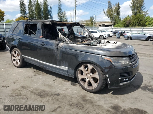 2015 Land Rover Range Rover Autobiography с VIN SALGV3TFXFA203717, выставлен на аукционе Copart как лот 45973135 с пробегом Не указан миль и На запчасти • Non repairable. История ставок и продаж доступна на DreamBid. Изображение 4.