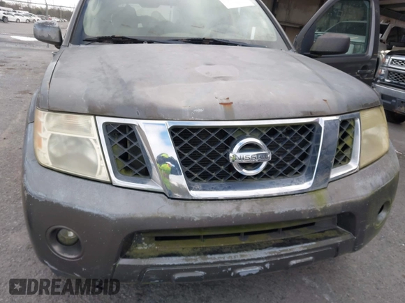 2008 Nissan Pathfinder S with VIN 5N1AR18U98C631956, listed as a IAAI auction lot 41193987 with 172,596 mi miles. Bid and sale history available at carsss.com. Image 6.