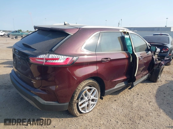 2024 Ford Edge SEL with VIN 2FMPK4J94RBA62778, listed as a IAAI auction lot 40624176 with 4,346 mi miles. Bid and sale history available at carsss.com. Image 4.