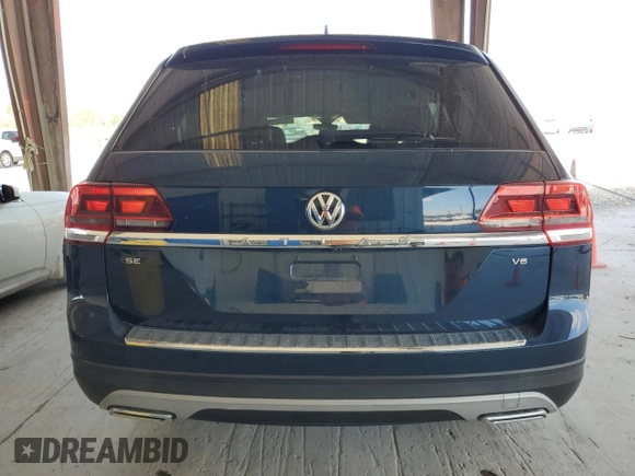 2018 Volkswagen Atlas SE with VIN 1V2DR2CA2JC579756, listed as a Copart auction lot 52103165 with 102,437 mi miles and Salvage title. Bid and sale history available at DreamBid. Image 6.