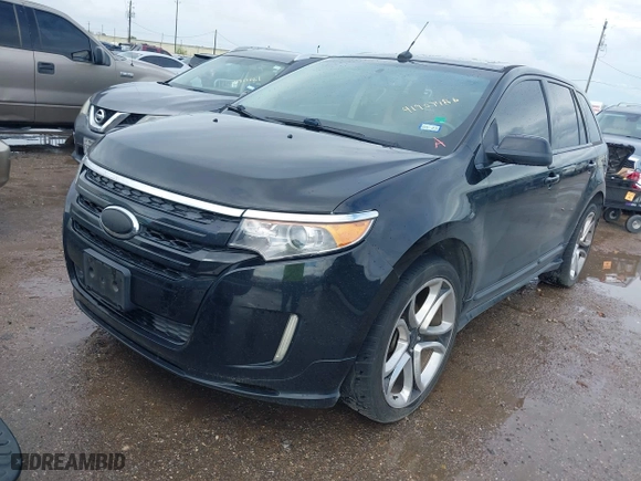 2013 Ford Edge Sport with VIN 2FMDK4AK4DBC56743, listed as a IAAI auction lot 41907486 with 194,824 mi miles. Bid and sale history available at carsss.com. Image 2.