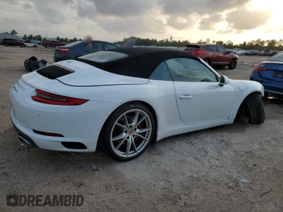 2017 Porsche 911 Carrera with VIN WP0CA2A99HS141149, listed as a Copart auction lot 78449204 with 39,692 mi miles and Clean Title. Bid and sale history available at DreamBid. Image 3.