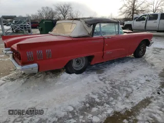 1960 Ford Thunderbird with VIN 0Y73Y100324, listed as a Copart auction lot 87233584 with 15,301 mi miles and Clean Title. Bid and sale history available at DreamBid. Image 3.