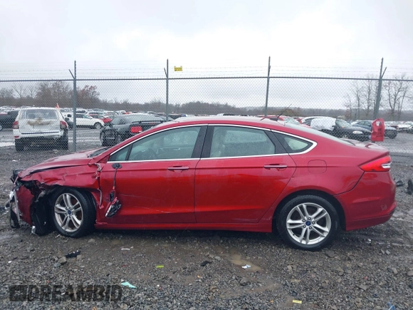 2018 Ford Fusion SE with VIN 3FA6P0HD2JR239408, listed as a IAAI auction lot 40846529 with 56,451 mi miles. Bid and sale history available at carsss.com. Image 14.