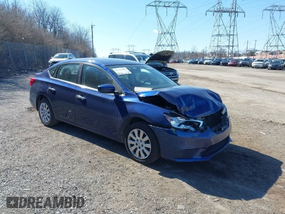 2017 Nissan Sentra S with VIN 3N1AB7AP7HY240640, listed as a IAAI auction lot 41753586 with 93,586 mi miles and . Bid and sale history available at carsss.com. Image 1.